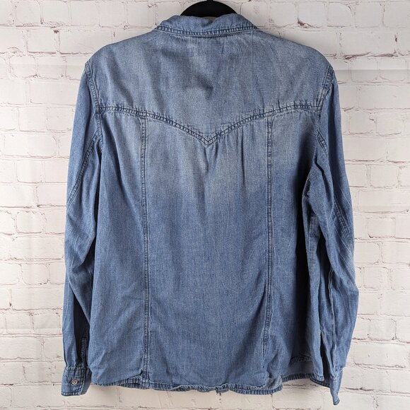 Vintage America Blues Long Sleeve Floral Embroidered Top XXL/2X - Picture 8 of 8